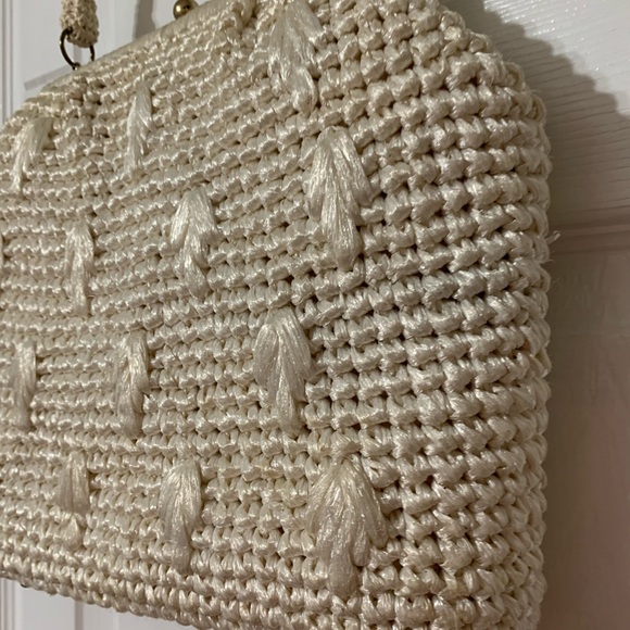 Vintage Japanese Raffia woven purse shells - Picture 4 of 14